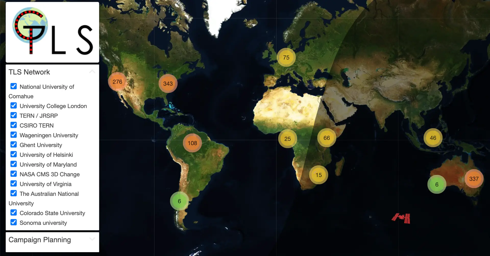 Map of Global TLS Database